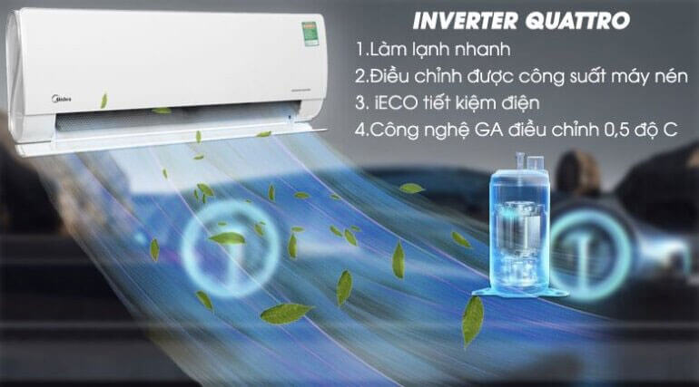 công nghệ inverter trên điều hòa