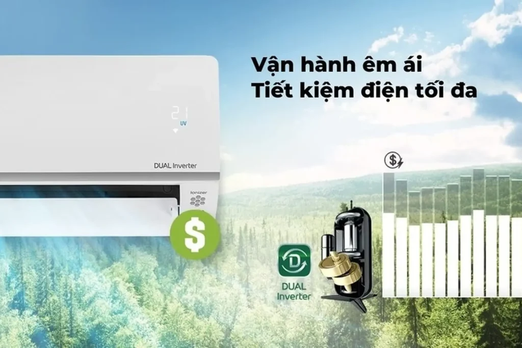 Điều Hoà Inverter Tiết Kiệm Điện Như Thế Nào? 9 Sự Thật Người Dùng Nên Biết 4 máy lạnh inverter tiết kiệm điện