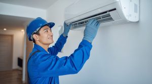Sửa điều hòa chuyên nghiệp - Kỹ thuật viên kiểm tra dàn lạnh